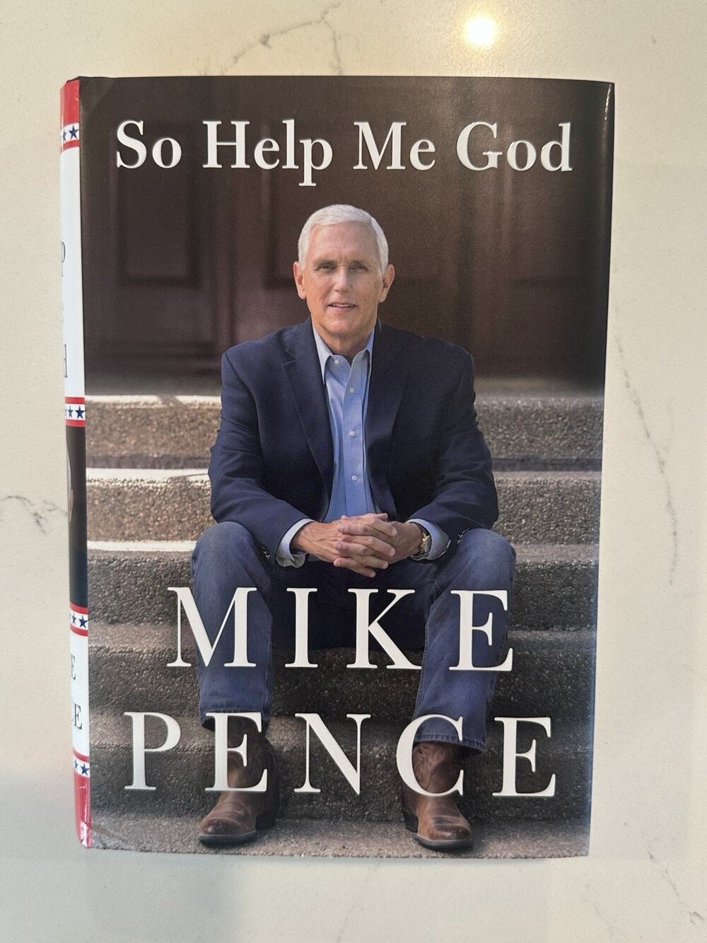 Vice President Mike Pence SIGNED BOOK So Help Me God AUTOGRAPHED with COA